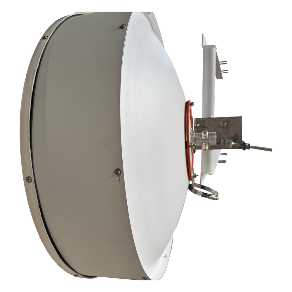 Antena Direccional / 2 ft / 5.9-7 GHz / Ganancia 32 dBi / SLANT de 45 ° y 90° / Incluye Jumpers con conector N-Macho a RPSMA / montaje y radomo