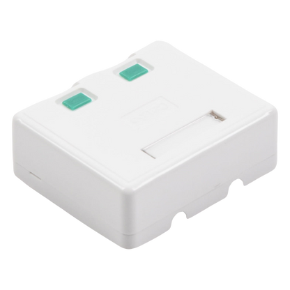 Caja de Pared con 2 Puertos Keystone, No Incluye Jacks
