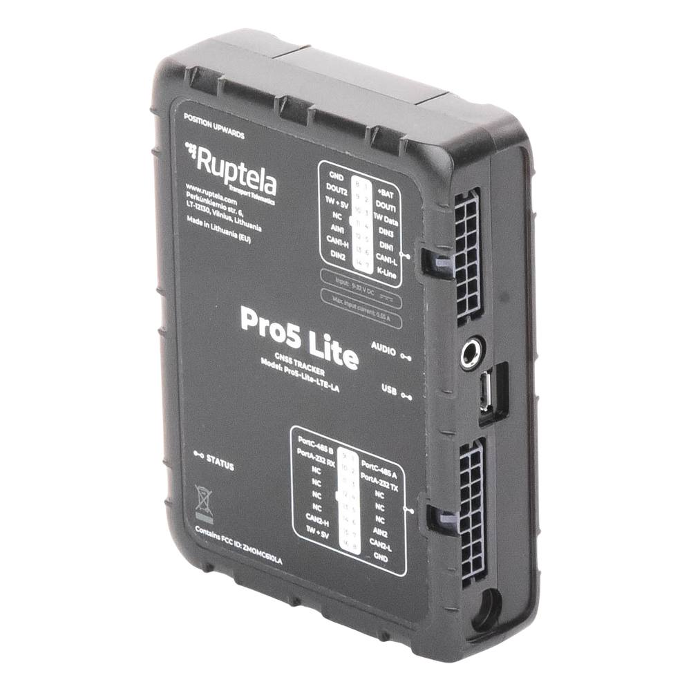 Localizador y Rastreador Vehicular GPS Avanzado / LTE Cat1 (4G) y GSM 2G / Lectura de Computadora de Viaje en Vehículos Compatibles / Monitoreo de