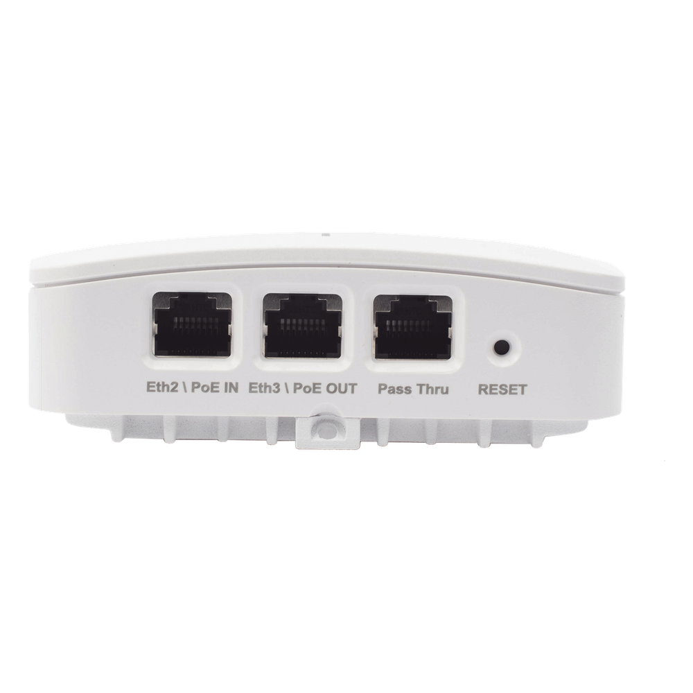 Punto de Acceso Empresarial Wi-Fi 6 / Con diseño para Pared / 3 Puertos Gigabit (1 con Salida PoE) / Doble banda en ( 2.4 y 5 GHz) / Hasta 2.5 Gbps