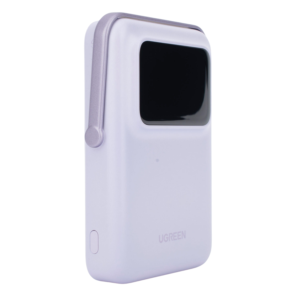 Power Bank Serie UNO Inalambrico | 10000mAh | 7.5W/20W | Con Emojis de Estado | Carga Rápida USB-C Bidireccional | Pantalla TFT Inteligente | Con
