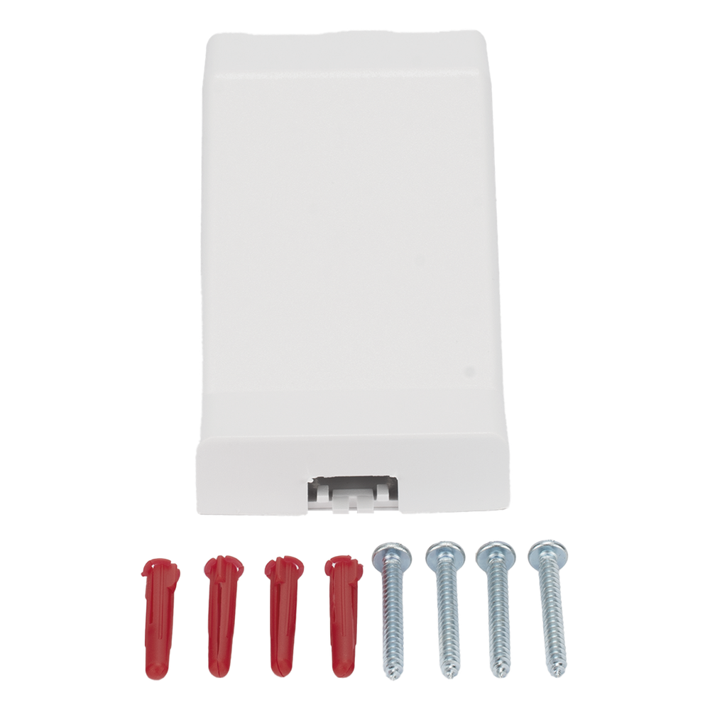 Derivación techo a canaleta color blanco de PVC auto extinguible, compatible con canaletas: PT48, TMK1735, TMK1735SD, TMK1020, TMK1020CD, TMK1020SD