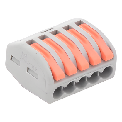 Conector Compacto para 1 Cable de Entrada 4 Cables de Salida / Cables Compatibles 12AWG-28AWG