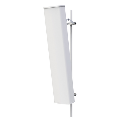 Antena Sectorial para Exterior / Frecuencia 1710-2190 MHz / Ganancia 18 dBi / Ancho de Banda 480 MHz / VSWR ≤1.5 / Potencia Máxima 200W / IP65