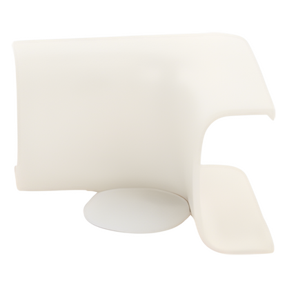 Esquinero interior, para uso con canaleta LD5, material ABS, Color Blanco Mate