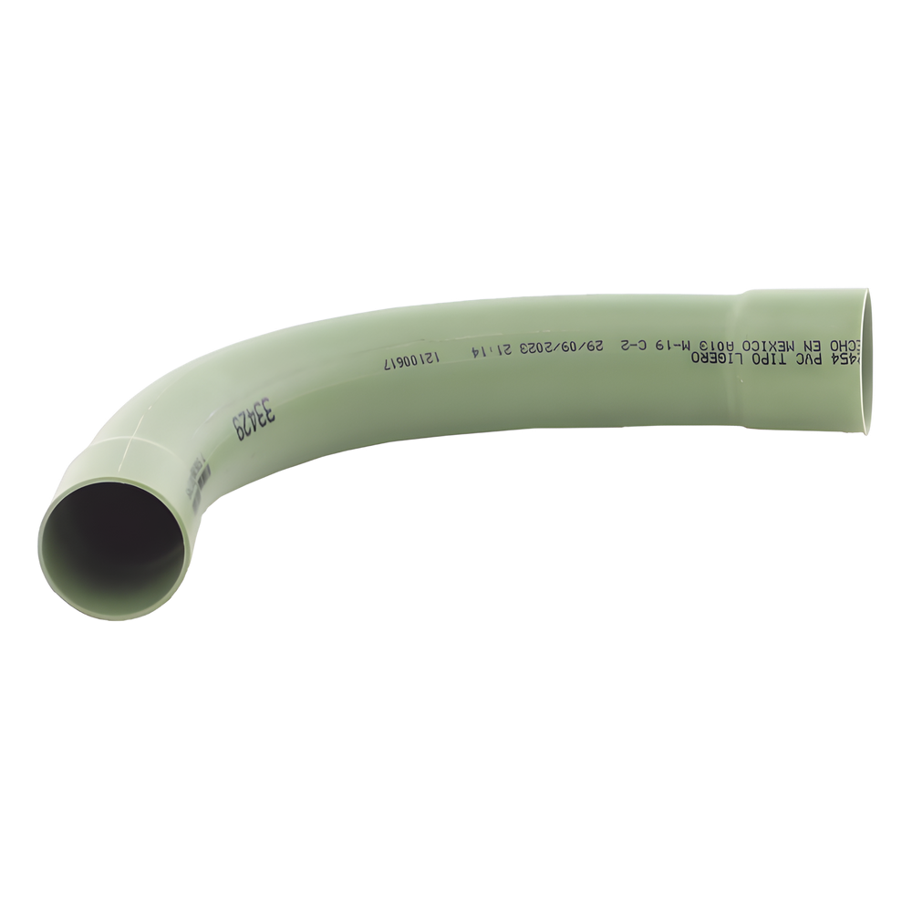 Curva de 90 para Tubo PVC Conduit Ligero de 1" (25 mm).