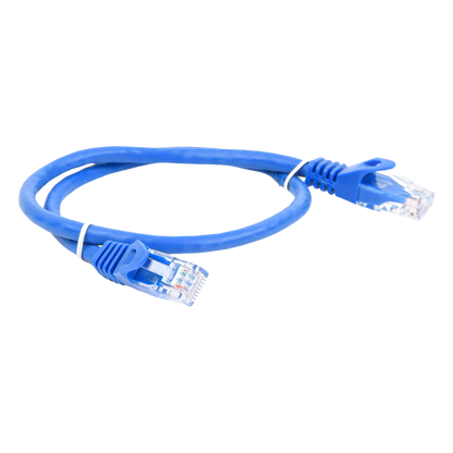 Cable de Parcheo UTP Cat6 - 0.5 Metros (1.64 Pies) - Azul