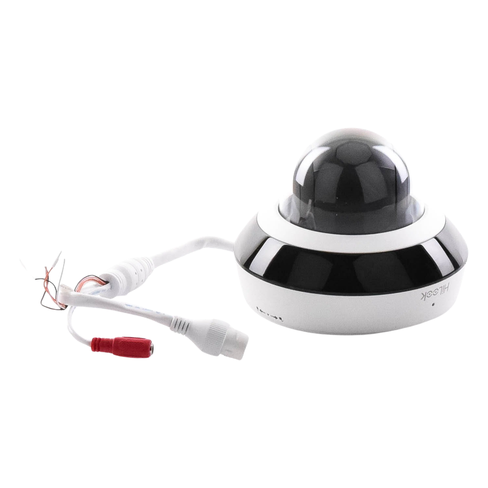 Mini Domo PTZ IP 4 Megapixel / 4X Zoom / H.265+ / 20 mts IR EXIR / WDR 120dB / PoE / IK10 / Exterior IP66 / Ultra Baja Iluminación / Micrófono