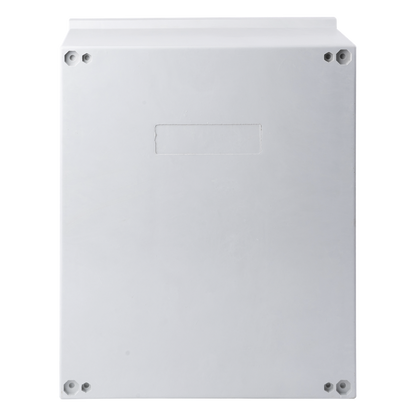 Gabinete de Poliéster IP65 Puerta Transparente, Uso en Intemperie (400 x 500 x 200 mm) con Placa Trasera Interior de Plástico (Incluye Chapa y Llave).