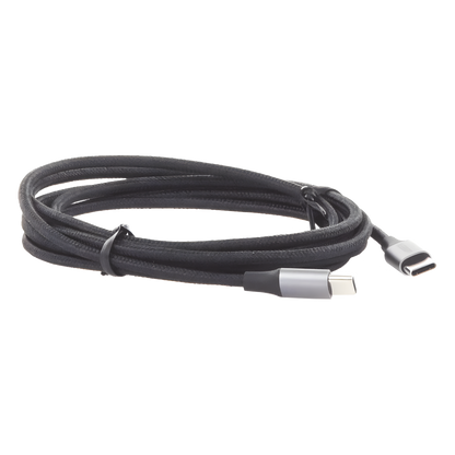Cable USB-C a USB-C | 2 Metros (6.56 Pies) | Transferencia de Datos de 480 Mbps | Carga Rápida de Hasta 60W | QC 4.0/3.0/2.0 | PD3.0 | FPC | AFC |