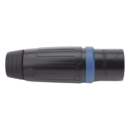 Speakon Conector de cable macho de 4 polos, carcasa negra, cable AWG10, 30A