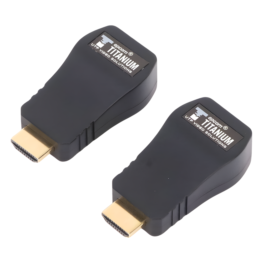 Kit Extensor 25m convertidor Señal HDMI a UTP (Cat5e/Cat 6) / Calidad PREMIUM
