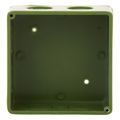 Caja Cuadrada de 1/2" para Instalaciones de PVC Conduit Pesado.