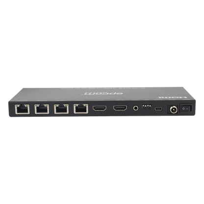Splitter HDMI 1x4 | Extensor HDMI | 4K@30Hz 40m | 1080p@60Hz 70m | Función PoC | 4:4:4