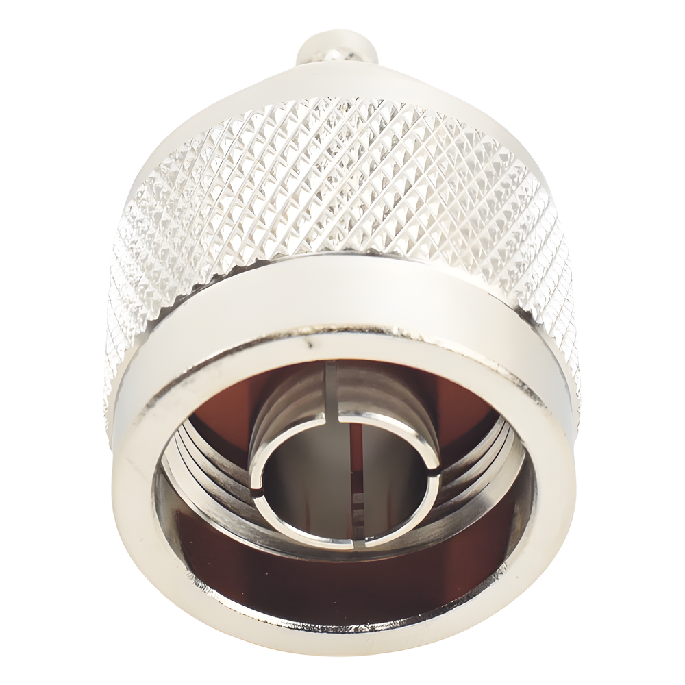 Conector N Macho Inverso de Anillo Plegable para cables RG-58/U, RG-142/U