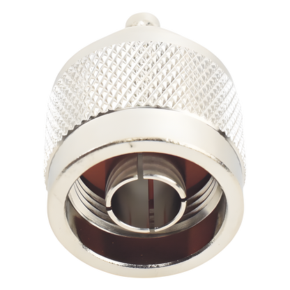 Conector N Macho Inverso de Anillo Plegable para cables RG-58/U, RG-142/U