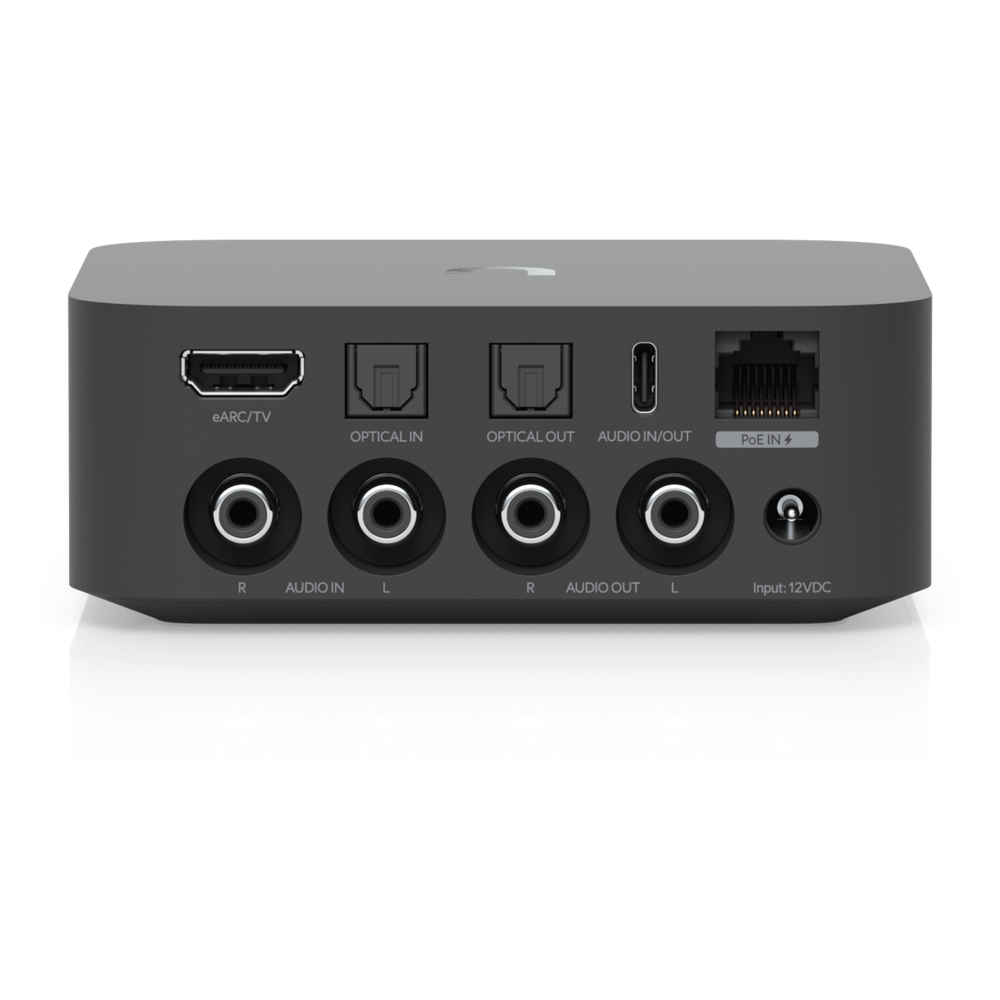 Streamer de Audio Digital PoE Multi-Zona Compacto con Diseño Versátil, Control Intuitivo y Compatibilidad con Múltiples Servicios de Streaming de