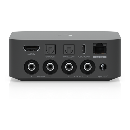 Streamer de Audio Digital PoE Multi-Zona Compacto con Diseño Versátil, Control Intuitivo y Compatibilidad con Múltiples Servicios de Streaming de