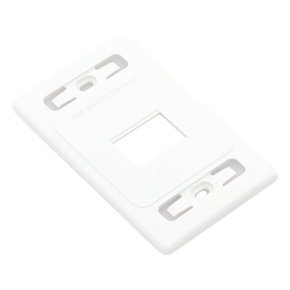 Placa de Pared Modular MAX, de 2 Salidas, Color Blanco, Versión Bulk (Sin Empaque Individual)