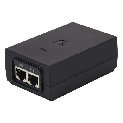 Adaptador PoE Ubiquiti de 24 VDC, 1.25 A con puerto Gigabit