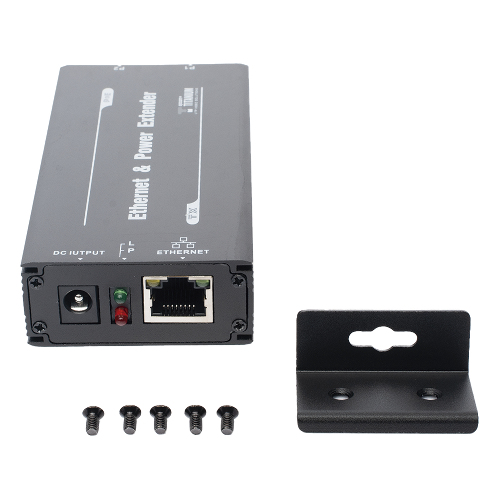 (POE 600 METROS) Transmisor para Extensor PoE TT-8001R / 1 Puerto para recepción de video y alimentación (PoE) / IDEAL PARA DOMOS Y CAMARAS IP