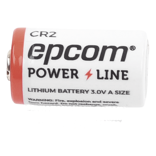 Batería de Litio CR2 / 3V / 850 mAh / No Recargable / Sello Hermético Vidrio-Metal / Operación -40°C a +60°C