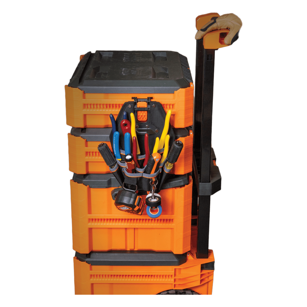 Bolsa Porta Herramientas de 8 Bolsillos adaptable a cualquier Cinturón de 6.5 cm o al Sistema de rieles MODbox.