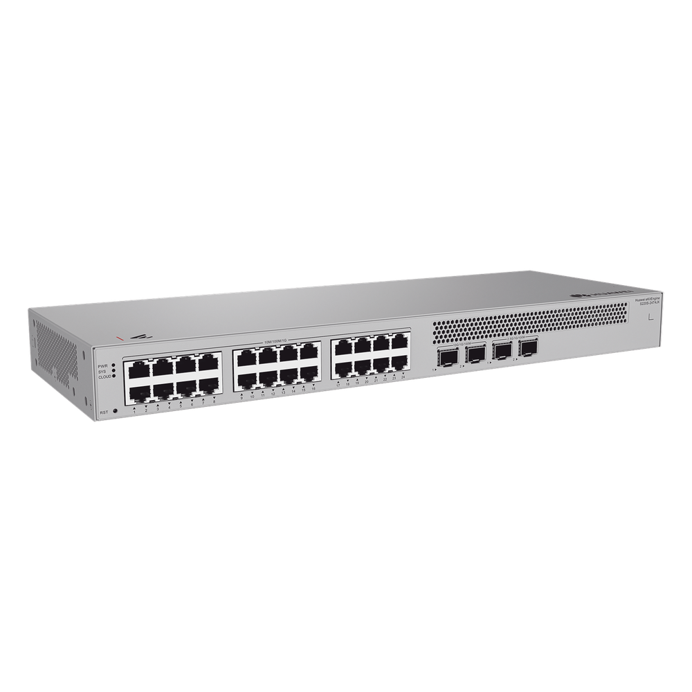 Switch de Acceso Gigabit Administrable Capa 2 / 24 puertos 10/100/1000 Mbps / 2 Puertos 2.5GE SFP + 2 Puertos 10GE SFP+ Uplink / ERPS / IMGP Snooping