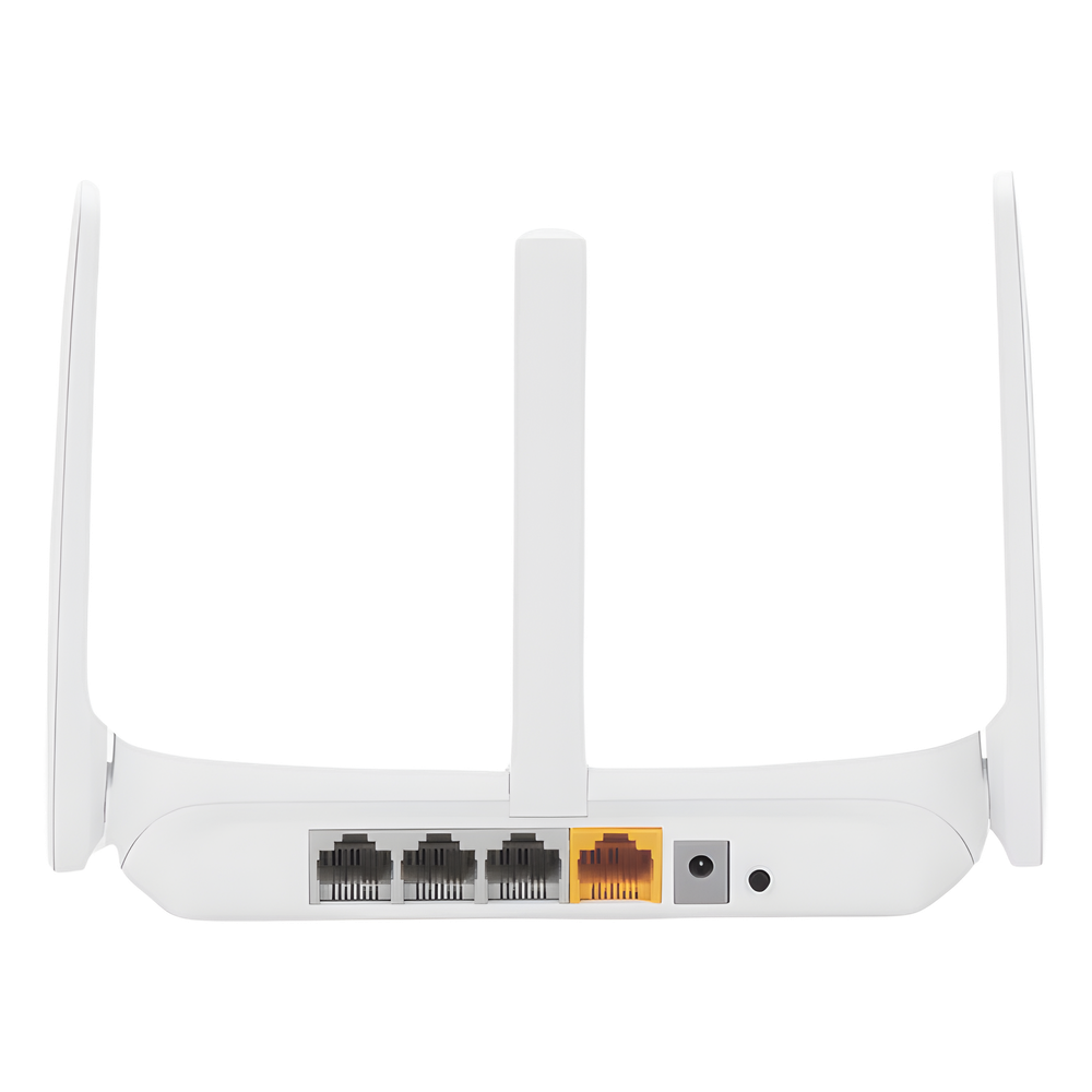 Router Inalámbrico N / 2.4 GHz de 300 Mbps / 1 Puerto WAN 10/100 Mbps / 3 puertos LAN 10/100 Mbps / 3 antenas de 5 dBi / Compatible con IPTV e IPV6