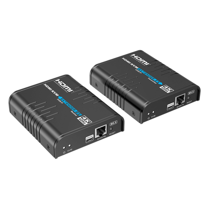 Extensor KVM HDMI 4K a 60 Hz | Transmisión hasta 120 mts con CAT6 | Resolución 4096x2160@60Hz | Ancho de Banda 18Gbps | HDCP1.4 y HDCP2.2 | Latencia