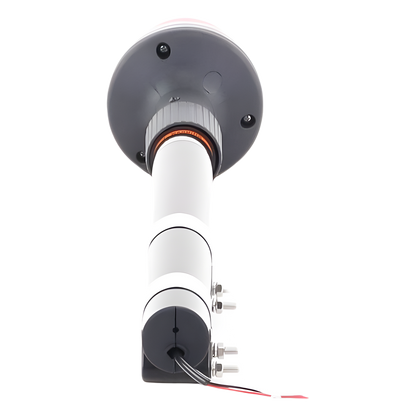 Luz Telescopica para Motocicletas de 8 LED, Rojo, Lente Rojo, SAE