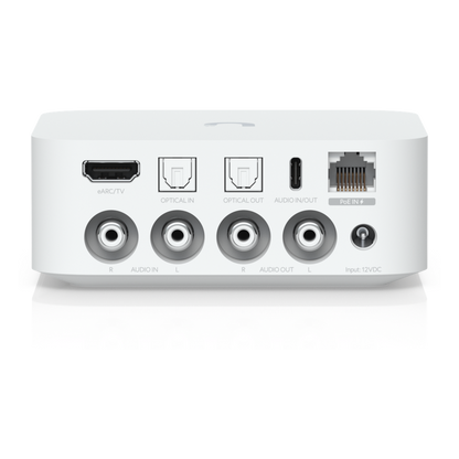 Streamer de Audio Digital PoE Multi-Zona Compacto con Diseño Versátil, Control Intuitivo y Compatibilidad con Múltiples Servicios de Streaming de