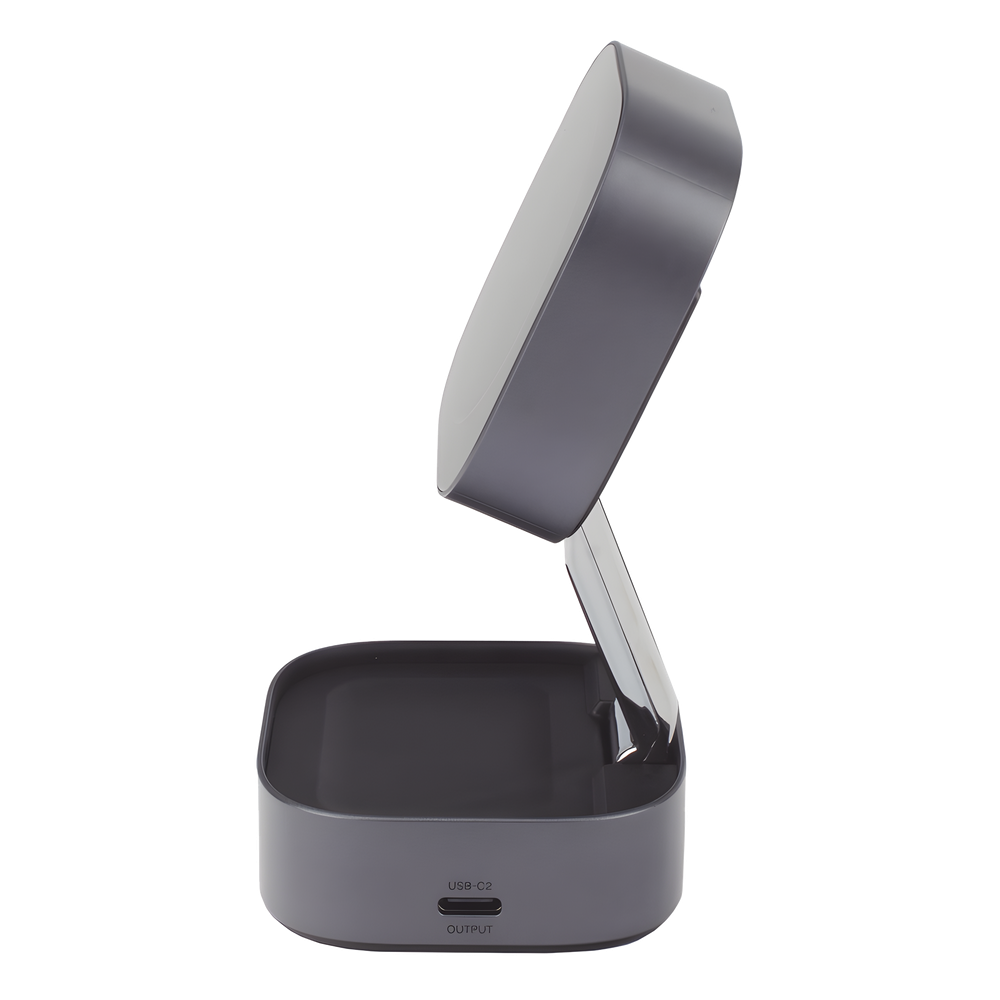 Cargador Inalámbrico 2 en 1 25W / Tecnología Magnética Qi 2 / 15W para Teléfono + 5W para Auriculares / Puerto USB-C 5W / Protecciones Múltiples