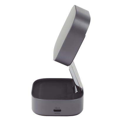 Cargador Inalámbrico 2 en 1 25W / Tecnología Magnética Qi 2 / 15W para Teléfono + 5W para Auriculares / Puerto USB-C 5W / Protecciones Múltiples
