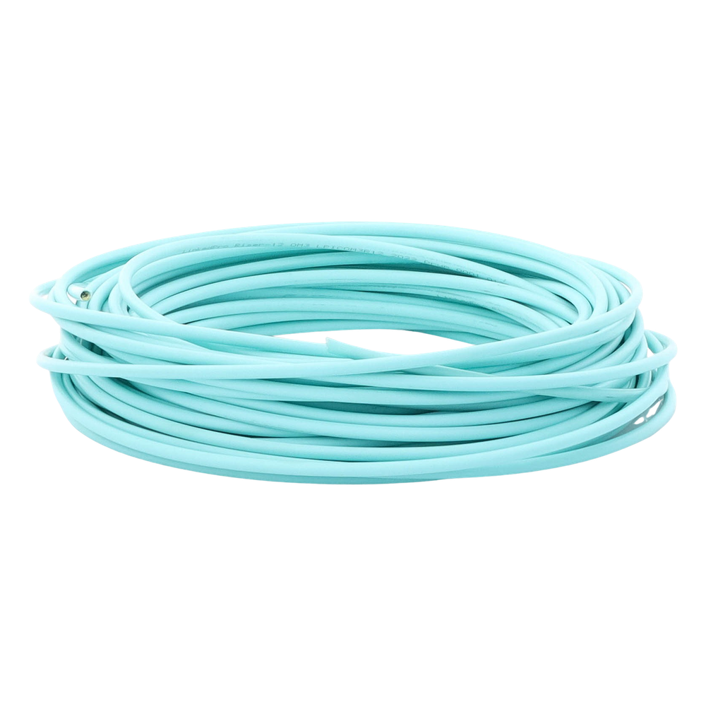 Cable de Fibra Óptica Multimodo OM3 50/125, 12 Hilos, para Interior, Tight Buffer 900µm, OFNR Riser, Dieléctrica, Precio Por Metro, (Hasta 2000