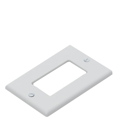 Tapa para Contacto Rectangular Color Blanco.