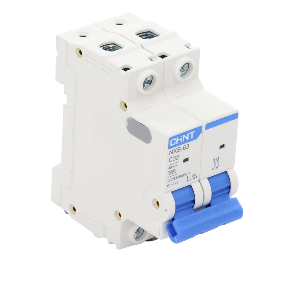 Pastilla para Riel Din, 2 Polos, 32 Amp, Vca:110/415v, 6kA, Catálogo: NXB632PC32.