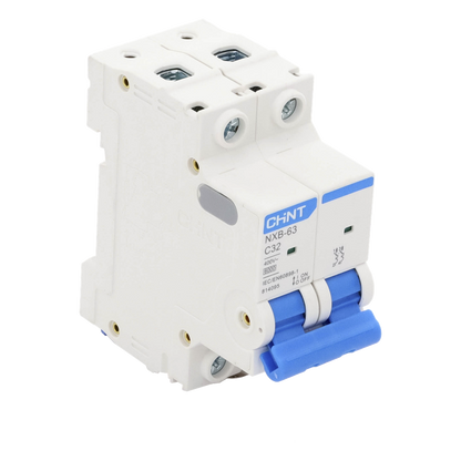 Pastilla para Riel Din, 2 Polos, 32 Amp, Vca:110/415v, 6kA, Catálogo: NXB632PC32.