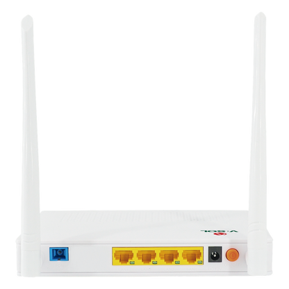 ONU Dual G/EPON con Wi-Fi en 2.4 GHz + 4 puertos LAN Gigabit, hasta 300 Mbps vía inalámbrico