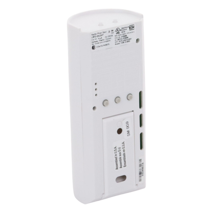 Sensor de ocupación y vacancia inalámbrico para pasillo, PIR de haz largo y angosto, cobertura hasta 45.7 m, a batería, compatible con RadioRA 2, RA2