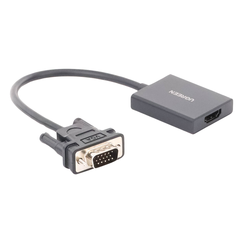 VGA Macho / Salida: HDMI Hembra / Resolución de 1080P@60Hz / Puerto Estéreo de 3.5 mm / Plug and Play, Sin Controlador / Longitud del Cable 15 cm