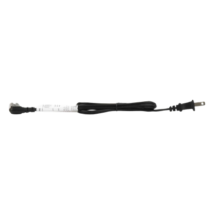 Cable de Alimentación Eléctrica para 120-240 Vca / 1 Metro (3.28 Pies) / 2 Clavijas Tipo Americano / Conector en Forma Tipo L