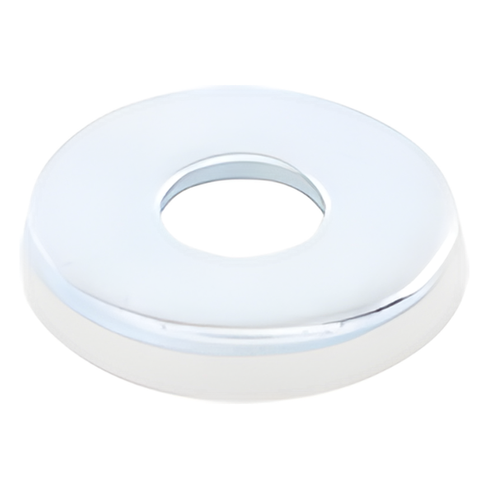 Arandela plana galvanizada de 1/4", acabado Electro Zinc
