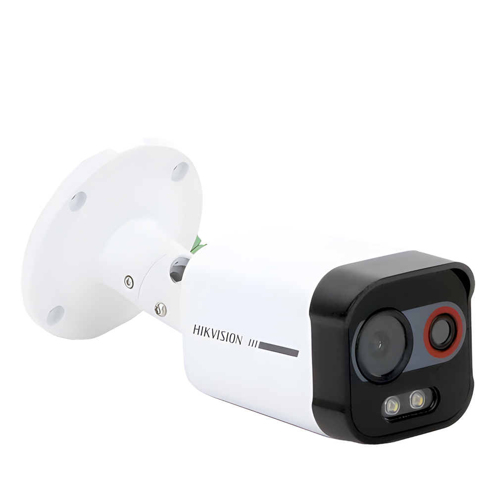 Cámara Bala IP Térmica y Óptica Biespectral / Análisis de Video (VCA) para Protección Perimetral / Clasifica Vehículo y Humano / Térmica 96 x 72