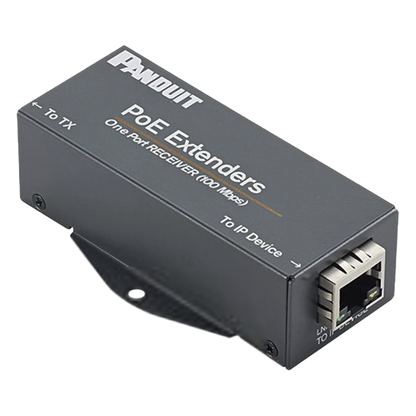 Receptor PoE/PoE+ Para Uso con Transmisor POEXTX1, Hasta 610 Metros (2000 ft) con Cable Cat5e o Cat6, 10/100Mbps