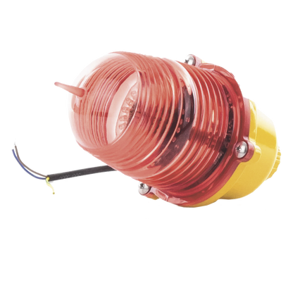 Estrobo Led de Obstrucción Color Rojo (110 Vca de Entrada) / Luz fija