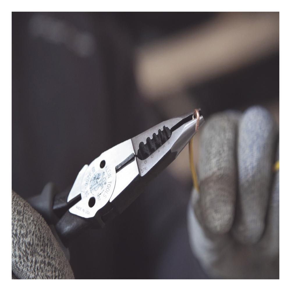 Pinzas Pelacables para Cable Sólido 8-16 AWG y Cable Trenzado 10-18 AWG; de 8 Pulgadas.