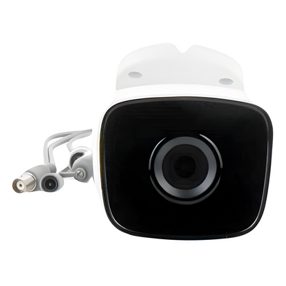 Bala TURBOHD 2 Megapíxeles (1080p) / Gran Angular 103º / Lente 2.8 mm / METAL / IR EXIR Inteligente 40 mts / Exterior IP66 / TVI-AHD-CVI-CVBS / dWDR