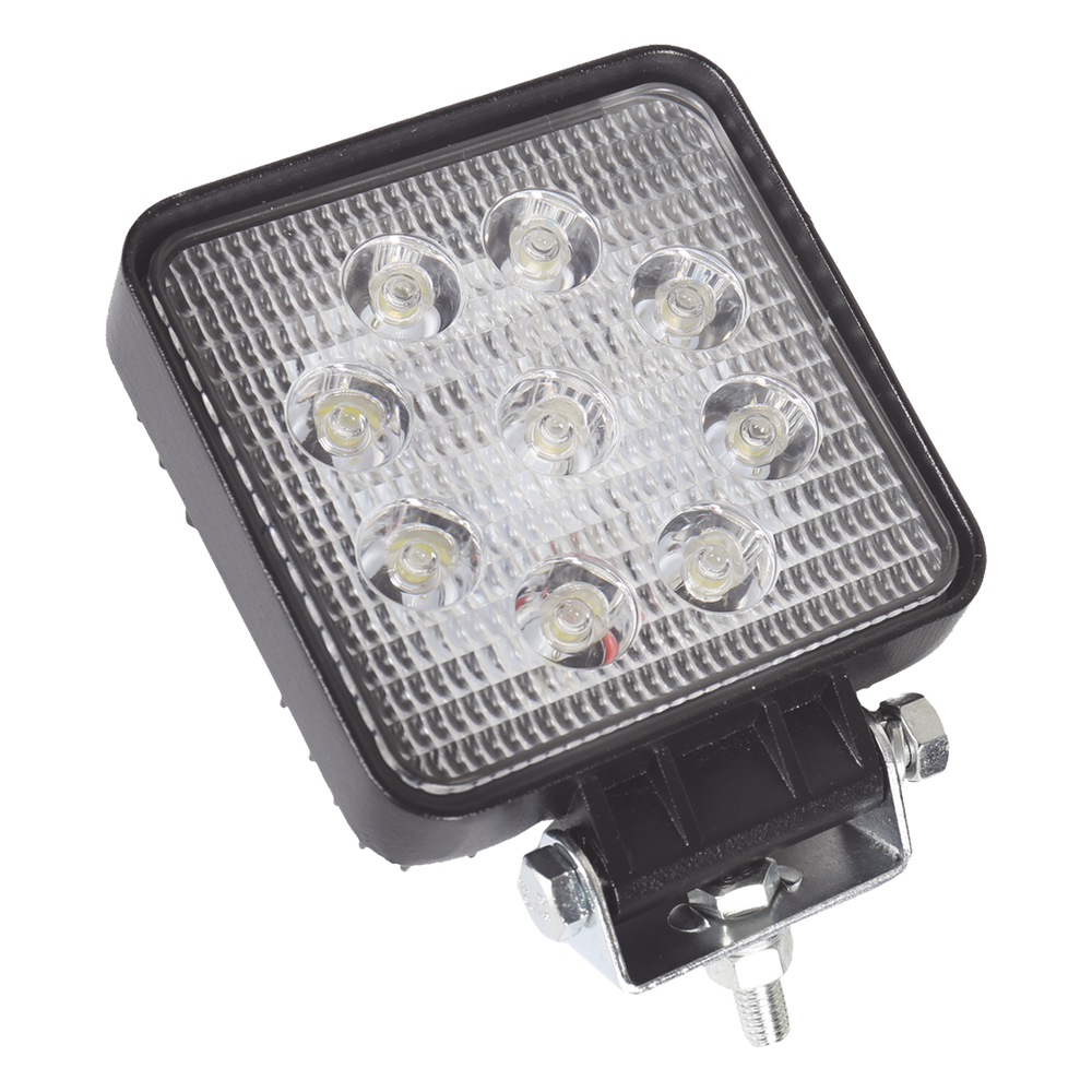 Luz de trabajo de 9 LED , 2300 Lúmenes, 27 Watts, 10-30 Vcc, IP67