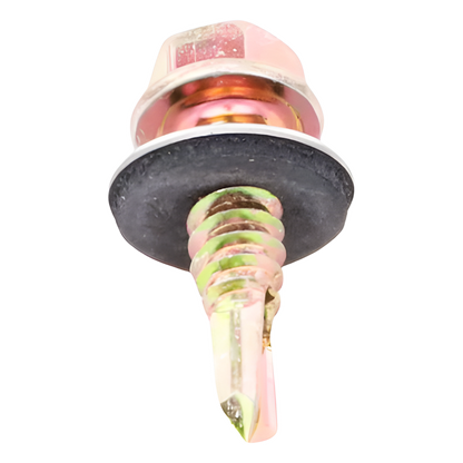 Tornillo Punta Broca Sello Montado 6.4 X 25 mm (1/4" X 1") Caj. C/100pz.